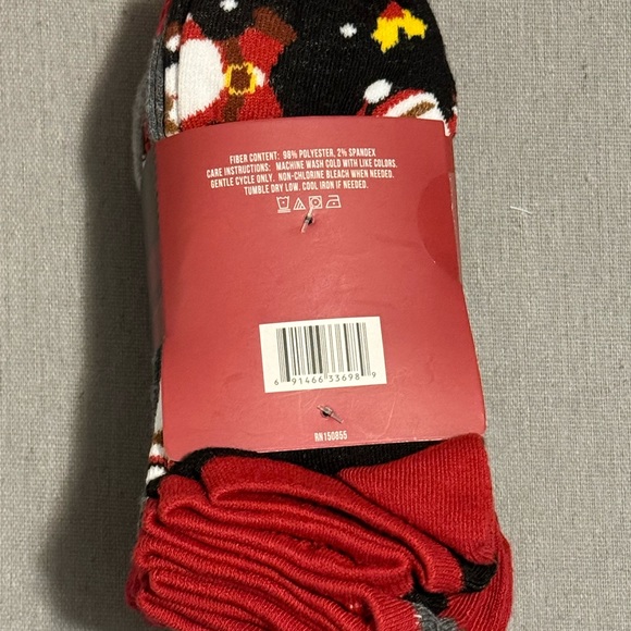 Christmas - Holiday - Santa Socks - NWT - Picture 3 of 6